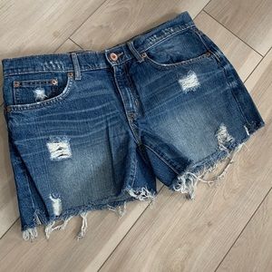 nice faded colors! GAP cutoff shorts